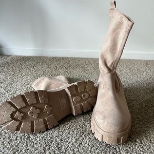 Beige Boots size 8.5